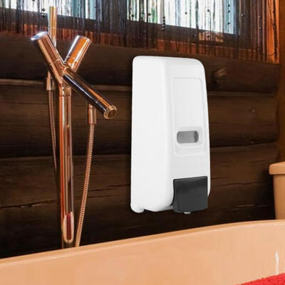 

Greensen 600ml Bathroom Wall Mounted Manual Foam Soap Liquid Dispenser Lotion Shampoo Box Holder