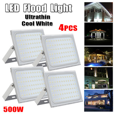 

4PCS 500W Flood Light Compact Outdoor Garden Security Lamp 110V Cool White