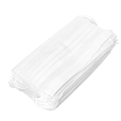 

Gobestart 50pcs Disposable Face Salon Dust Ear Loop Medical Mouth Flu Mask