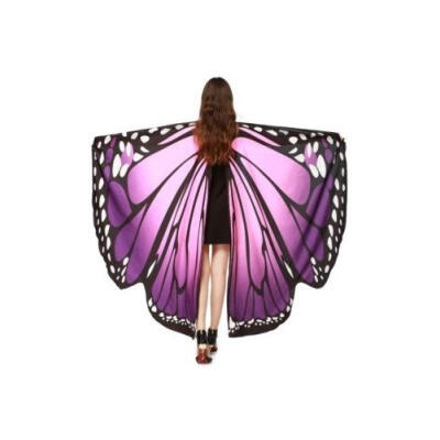 

Fashion Women New Colorful Butterfly Wing Cape