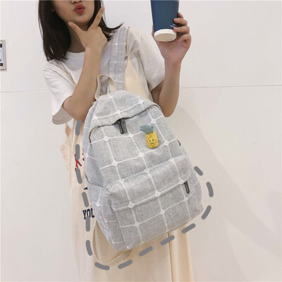 

Schoolbag female ins wind Korean college students backpack high school ancient feeling campus small fresh college Joker backpack