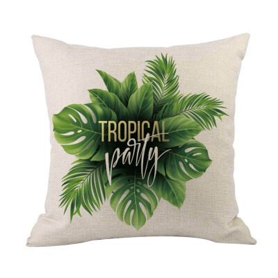 

Siaonvr Cotton Linen Pillow Case Sofa Waist Throw Cushion Cover Home Decor