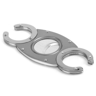 

Greensen Portable Double Stainless Steel Blade Pocket Cigar Cutter Scissors Tobacco Cutting Tool