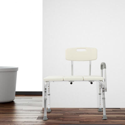 

Greensen Aluminum Alloy One-piece Bath Chair Reinforced Detachable Shower Chair