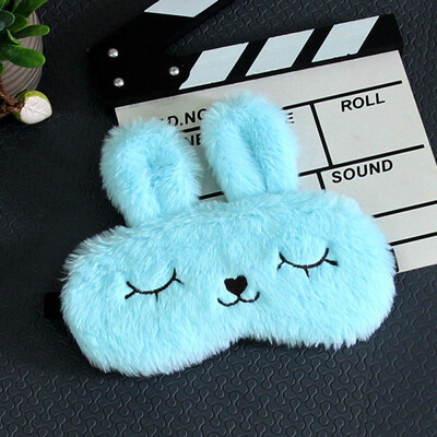 

Cartoon Rabbit Ice Bag Eye Patch Shading Eye Cover for Sweet Sleeping Home Bedroom Plush Rabbit Pattern Ice Compress Eyes Masks
