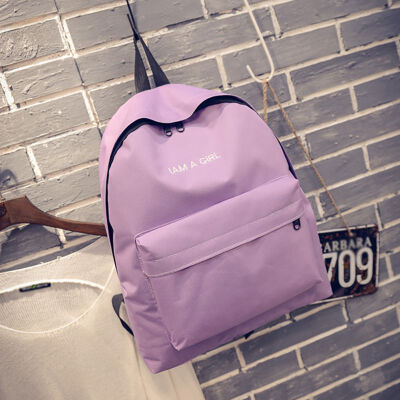 

Fashion Women 2019 Hot Sales Girls Youth Teenage Female Letters Print Backpack Student School Bag Travel Bags
