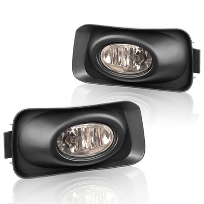 

for 2004 2005 Acura TSX JDM Smoke Bumper Fog Light Lamps Pair wBulbsWiring Kit