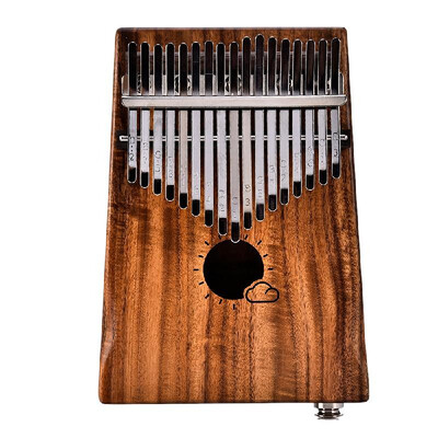 

Muspor 17 Keys EQ Kalimba Solid Acacia Thumb Piano Link Speaker Electric Pickup with Bag Cable Calimba Mbira Keyboard Instrument