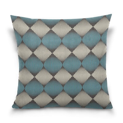

ALAZA Throw Pillow Cover 16 X 16 inch Christmas Gift Cushion Cover with Abstract Pattern Printed Pillowcase