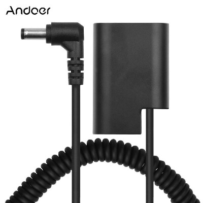 

Andoer BMW-BLF19 Dummy Battery Pack DC Coupler Connector Spring Cable Battery Replacement for Panasonic DMC-GH3 DMC-GH4 DMC-GH5 DM