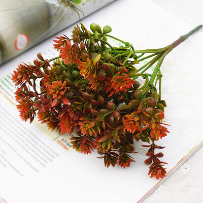 

28 Heads Artificial Fake Leaf Plant Leaves Flowers Party Home Decor