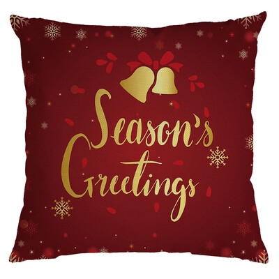 

Siaonvr Christmas Pillow Cover Pillowcases Decorative Sofa Cushion Cover 45x45cm