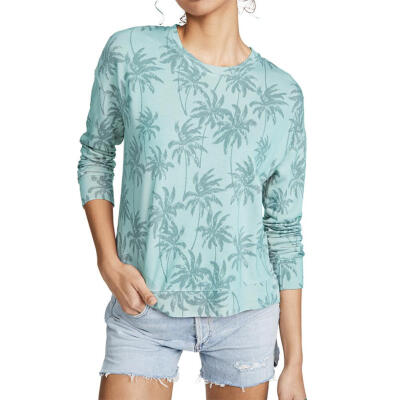 

Women T-Shirt Long Sleeve O-Neck Floral Autumn Leisure Fashion Loose Tops