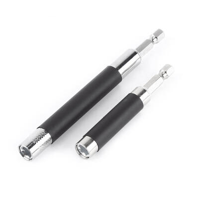 

Greensen 2pcs Extendible Hex Shank Socket Magnetic 14inch Electric Screwdriver Bit Holder Adapter