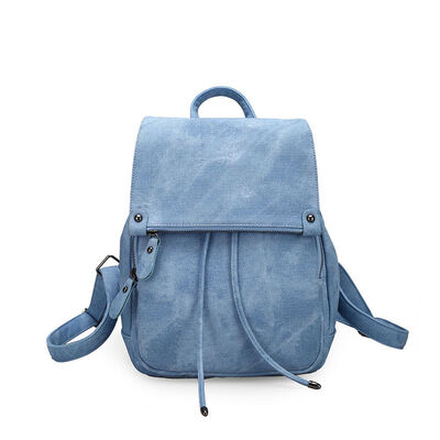 

2019 New Style Hot Fashion Girls School Backpack Travel Leather Rucksack Shoulder Casual Solid Zipper Bags