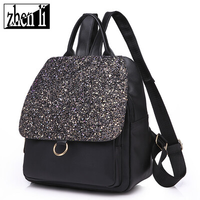 

New soft face Korean version of the simple sewing line womens shoulder bag PU leather solid color girl shell bag