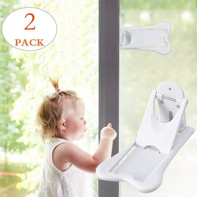 

Siaonvr 2Pcs Sliding Door Lock for Child Safety Baby Proof Doors & Closets Childproof y