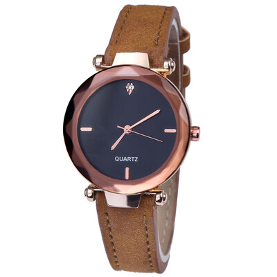 

New womens watch 2018 Korean version of the Austrian fashion leather watch European&American trend fine strap fashion watch