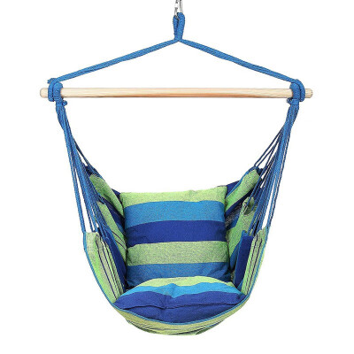 

Hanging Rope Swing - Hammock Chair Hanging Chair Household Cradle Swing Chair Seat With 2 Pillows For IndoorOutdoorGarden