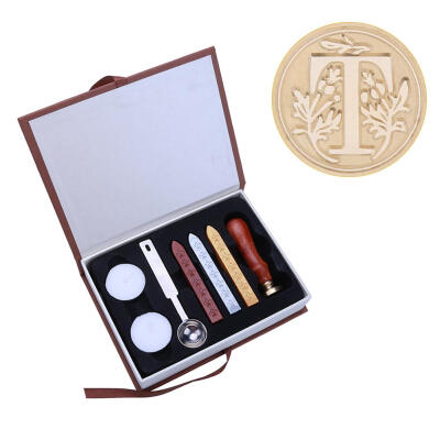 

Ancient English Alphabet Letter Metal Sealing Wax Stamps Sticks Candles Set