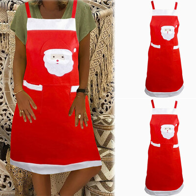 

Tailored Christmas Decoration Santa Claus Apron Kitchen Aprons Dinner Party Apron