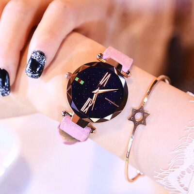 

Female Star Watch Fashion Waterproof Korean Edition Student Temperament Lady Atmospheric Quartz Watch