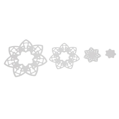 

Siaonvr New Flower Heart Metal Cutting Dies Stencils DIY Scrapbooking Album Paper Card