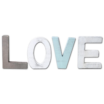 

Creative Crafts Wooden Country Style Antiquing Home Decoration LOVE Letter Decoration