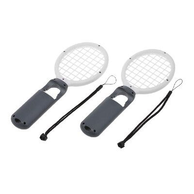 

2pclot ABS Tennis Racket Tennis Racquet Somatosensory Game Sports Handle Controller for Nintendo Switch NS Joy-con