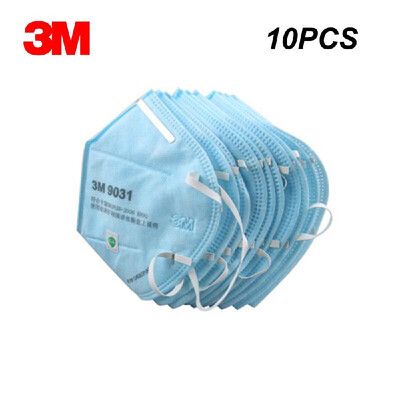 

3M 9031 10pcs Dust Mask Respirator Breathable Anti-PM25 Anti-fog Haze Industrial Workshop Face Mask Anti Particulate KN90