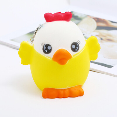 

Gotoamei Yellow Cute Chick Super Slow Rising Scented Relieve Stress Toy Keychain