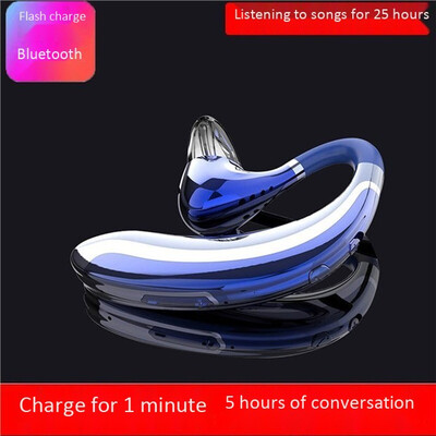 

charging only takes one minute quick charging bluetooth headset single ear hanging ear type super long standby drive earplug typ