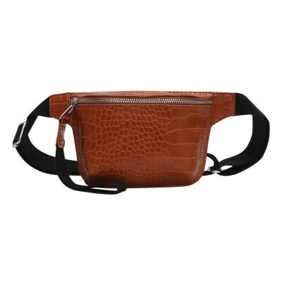 

Alligator Pattern Shoulder Women Waist Fanny Belt Packs Leather Chest Bags