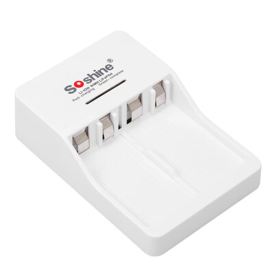 

Soshine V1 Universal Battery Charger Intelligent Charging Box LED Indicator for 9V Li-ion Ni-MH LiFePO4 Battery