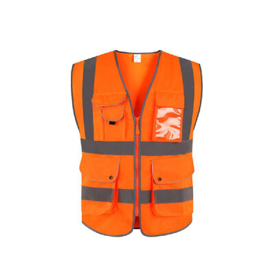 

Reflective Vest Workwear High Visibility Day Night Running Cycling Warning Sports Clothing Safety Vest for Kids Women Men