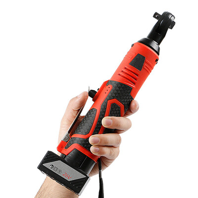 

Multifunctional Cordless Rechargeable Electric Wrench 38 Inch Right Angle Electric Ratchet Wrenches with LED Light