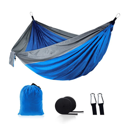 

Portable Hammock Double Person Camping Survival Garden Swing Hunting Hanging Sleeping Chair sleeping travel swing Parachute Hammoc