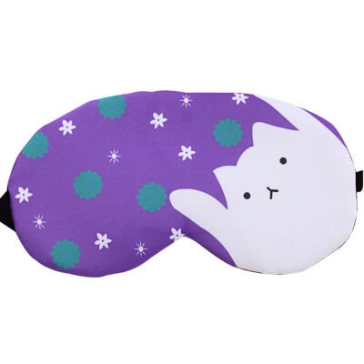 

1PC Cartoon Unisex Relax Eye Sleeping Aid Blindfold Cover Eyeshade Eye Patch Cute DuckBearCatTowerFlamingos Sleeping Mask