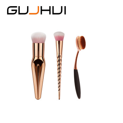 

Toponeto 3PCS Make Up Foundation Eyebrow Eyeliner Blush Cosmetic Concealer Brushes