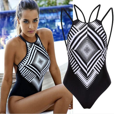 

Hot Lady&39s One Piece Swimsuit Swimwear Bathing Monokini Push Up Padded Bikini