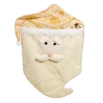 

jlfhyg Plush Santa Christmas Chair Cover Table Decoration Novelty Red Tableware Xmas