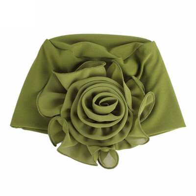 

Women Casual Beanie Head Scarf Turban Cap Flower Muslim Cancer Chemo Hat Cover