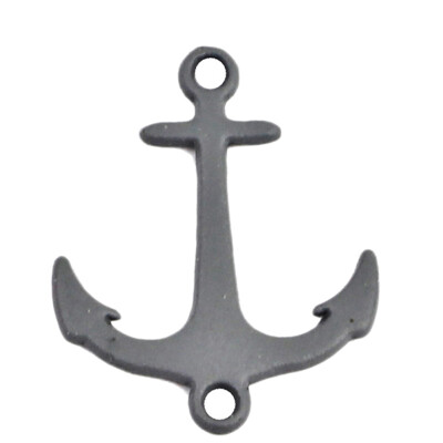 

4 Pcs\\ Diy Jewelry Paint Alloy Individual Personality Anchor Small Pendant Accessorie