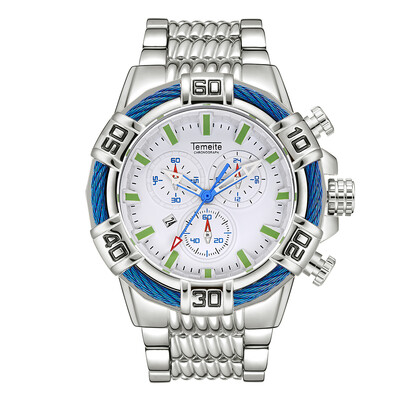 

men top Luxury Golden watches big dial stainless steel Watch Waterproof clock Military brand Male watch Relogio Masculino