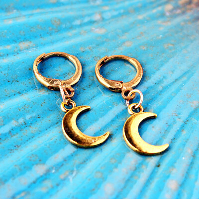 

Handmade Elegant Star Moon Shell Drop Earrings Romantic Simple Unique Ethnic Holiday Earrings For Women Jewelry Bijoux Femme