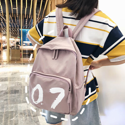 

Student schoolbag girl Korean version Senior Senior High School insfenggang Wind Harbour Harbour Uzzang shoulder bag retro Japanes