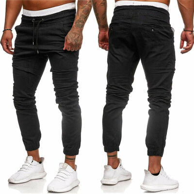 

Men Sports Pants Long Trousers Tracksuit Fitness Workout Joggers Gym Sweatpants