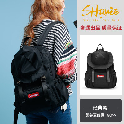 

Fishermans Cap&Shoulder Bag Women 2018 Canvas College Students School Bag Korean Version Baitie Fashion Personality Travel B