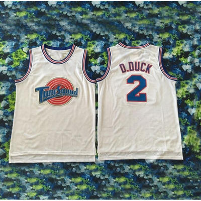 

Space Jam Tune Squad Basketball Jersey Lola Bunny Bugs Bunny 2 White  M L XL
