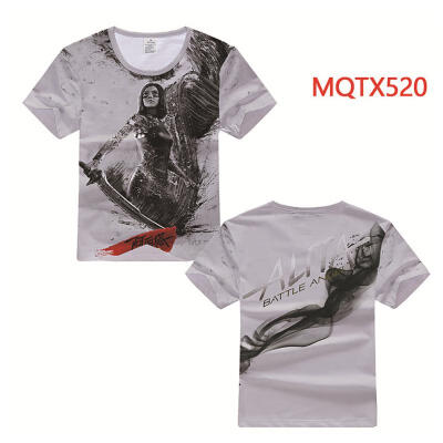 

Short Sleeve Print T-Shirt Summer O-Neck Tee Casual Tops Cartoon Clothing